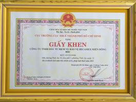 CỤC THUẾ TP. HỒ CH&Iacute; MINH KHEN TẶNG 2024